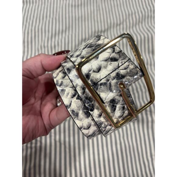 B-low the beltbelt genuine leather Italy small python women’s B-LOW THE BELT - Picture 3 of 8